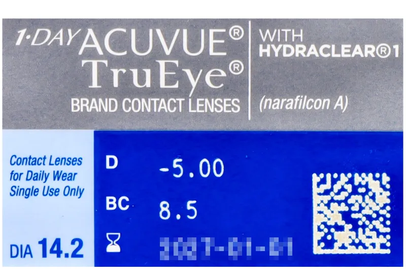 Lentillas Diarias 1 Day Acuvue Trueye 30 Uds Lentillas Sí 