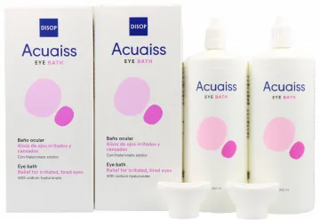 Acuaiss Baño Ocular - Eye Bath Set económico (2x360 ml)